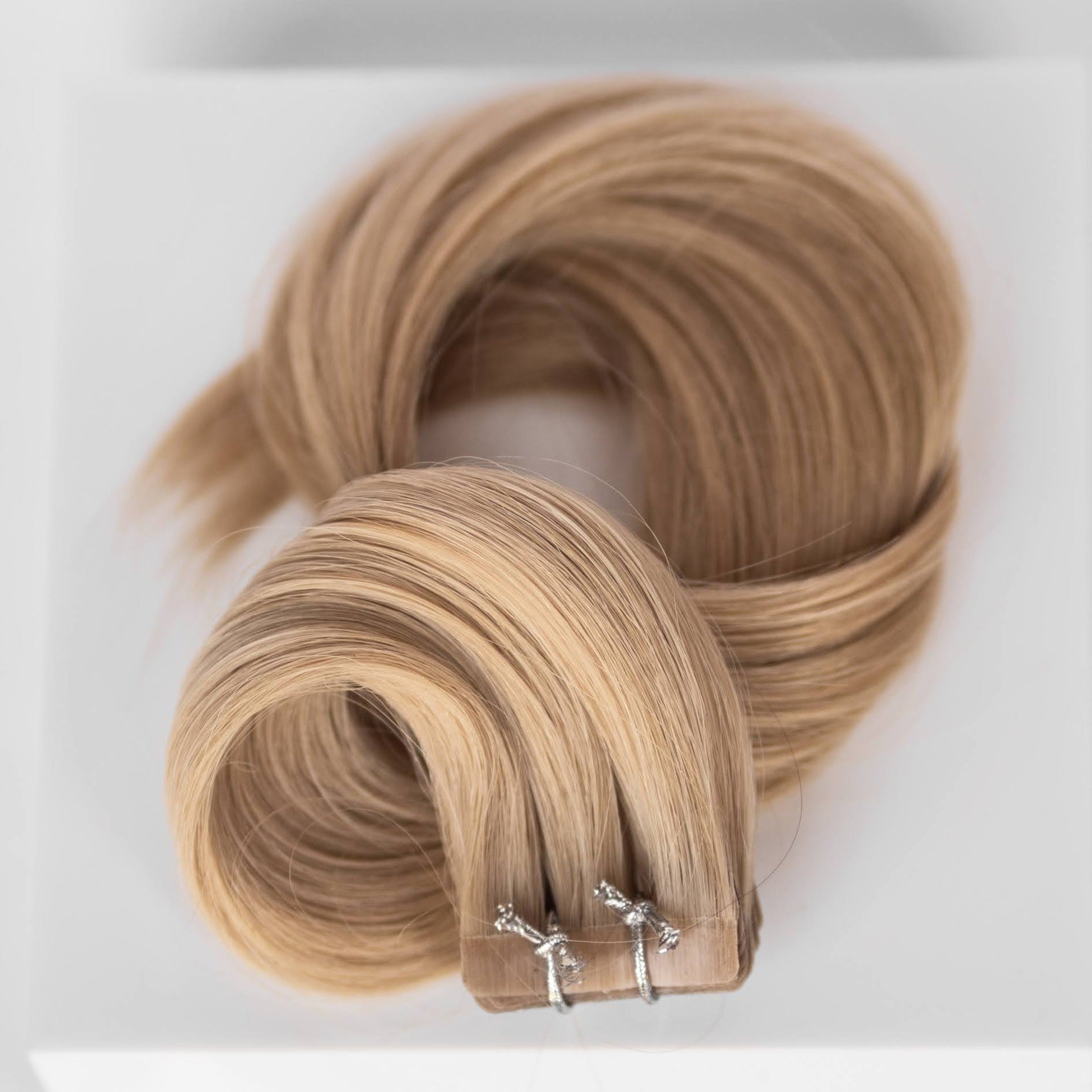 Tape-In 18" 50g Single Donor Virgin - #17 Chardonnay Blonde (aka Dirty Ash Blonde)