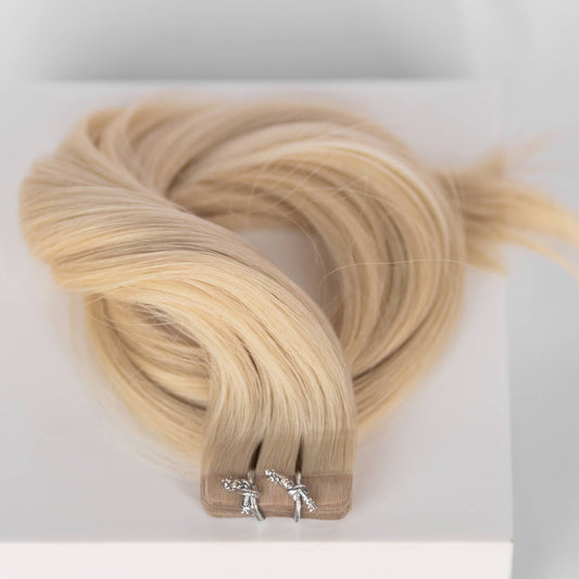 Tape-In 22" 50g Professional Hair Extensions - Ash Blonde #60