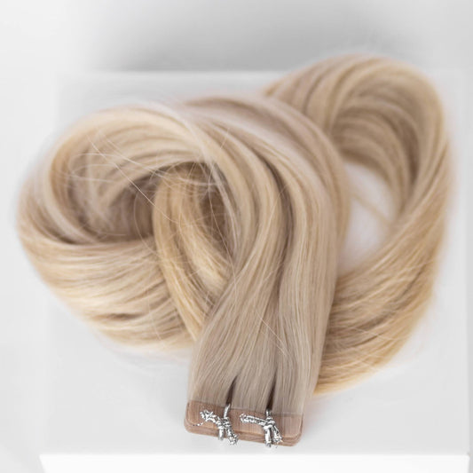 Tape-In 24" 55g Professional Hair Extensions - #80 Hollywood Blonde