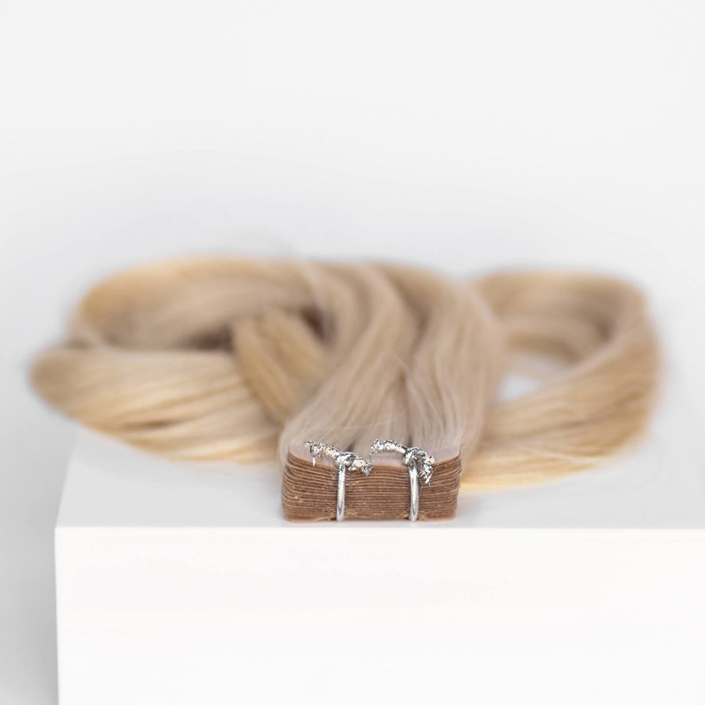 Tape-In 16" 50g Single Donor Virgin - #80 Hollywood Blonde (aka White Blonde)