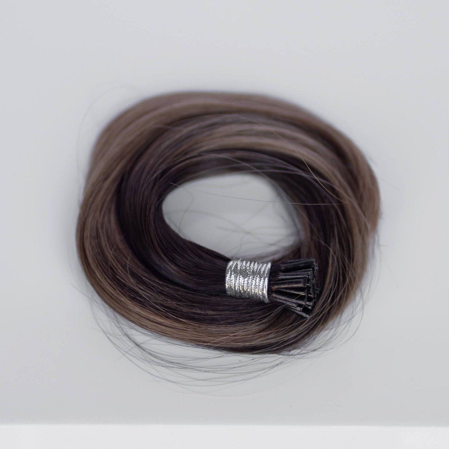 I-Tip 18" 25g Single Donor Virgin - #8 Whisky Brown (aka Ash Brown)