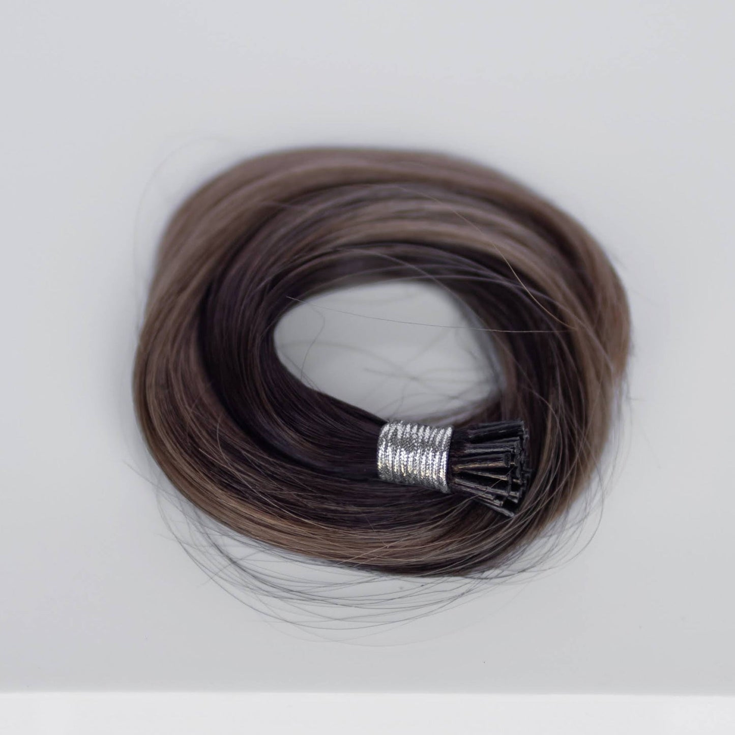I-Tip 24" 25g Single Donor Virgin - #8 Whiskey Brown (aka Ash Brown)