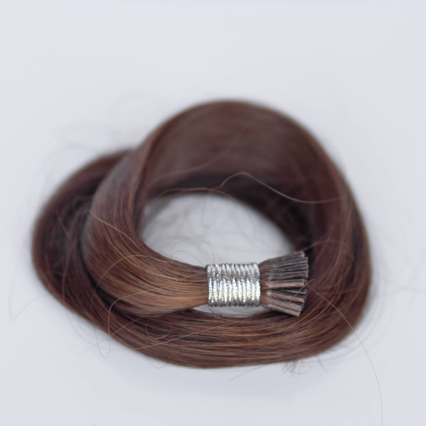 I-Tip 16" 25g Single Donor Virgin - #4 Roasted Walnut (aka Chocolate Brown)