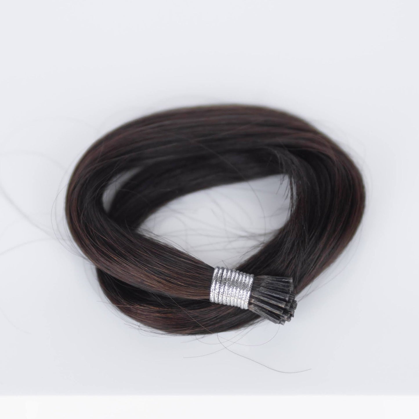I-Tip 22" 25g Single Donor Virgin - #2 Dark Chocolate (aka Dark Brown)