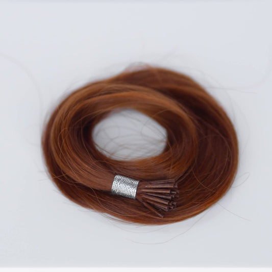I-Tip 22" 25g Single Donor Virgin - #570 Sunset (aka Pumpkin Spice)