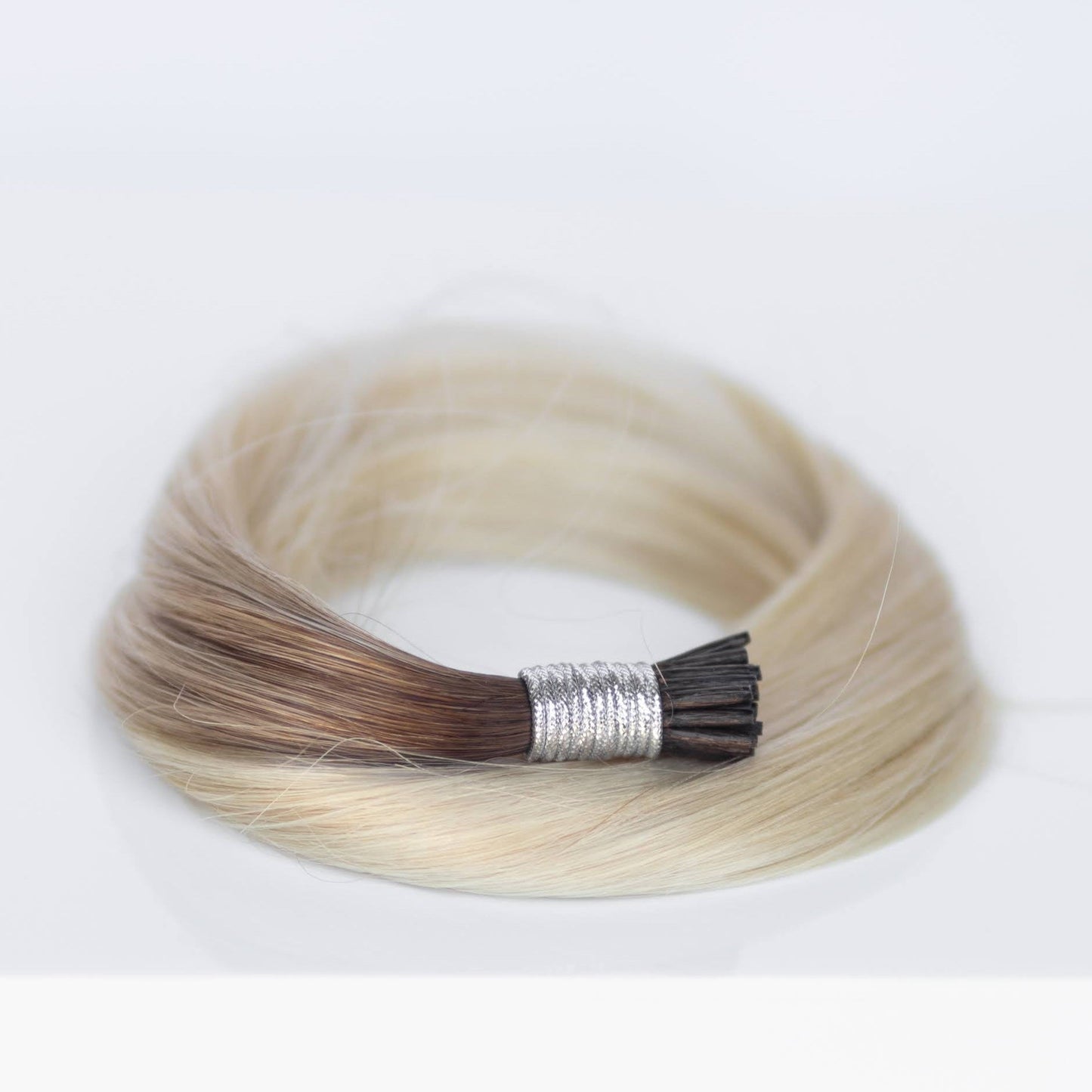 I-Tip 22" 25g Professional Hair Extensions -#T3/60 Cocoa Rooted Blonde (aka Rooted Walnut Brown/Ash Blonde)
