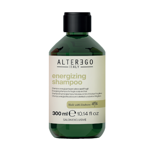 Alter Ego Italy — master care energizing shampoo 300 — genuine product photo extracted from original manufacturer brochure