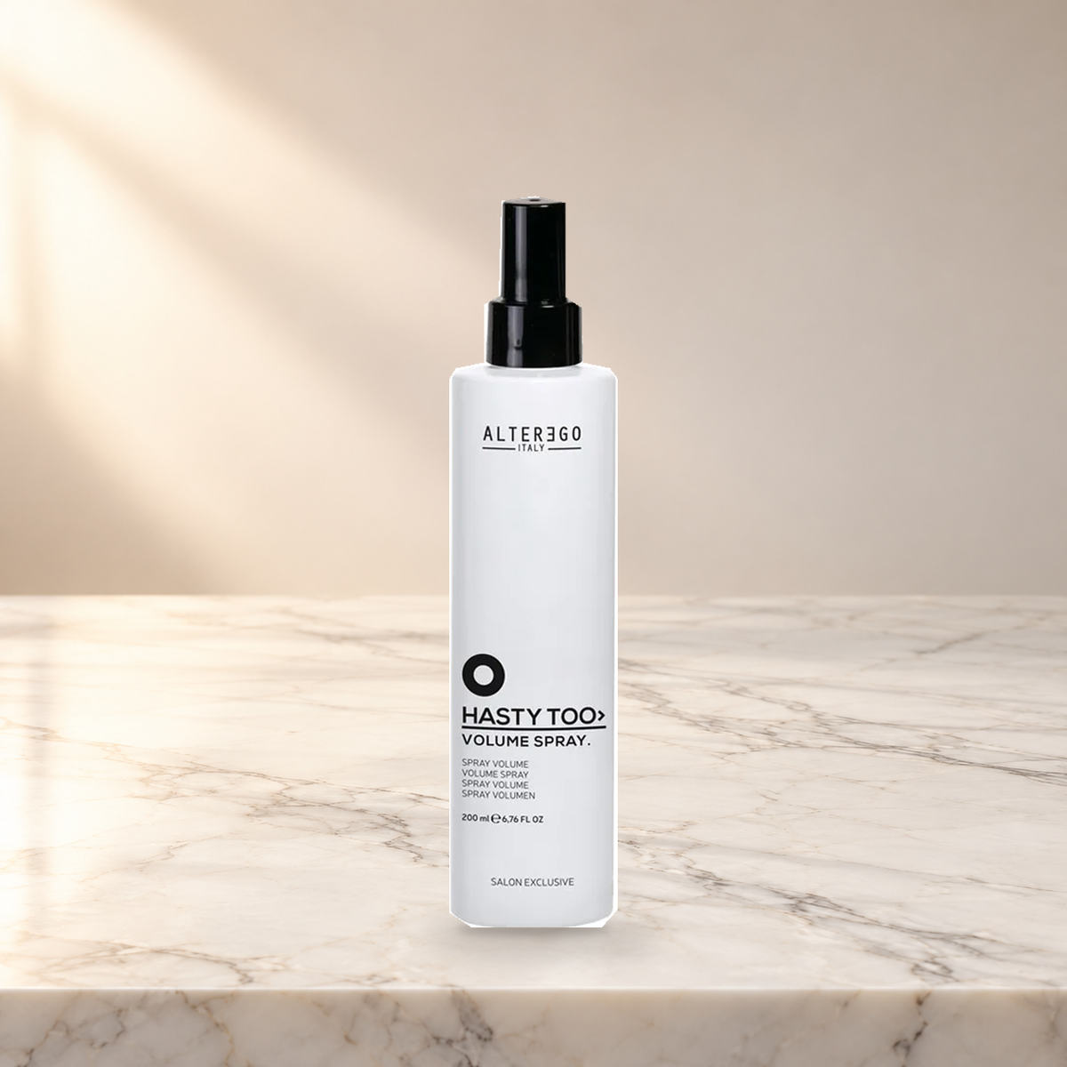 Alter Ego Italy Foundation — Volume Spray / 200 ML / 6.76 oz — product photo on marble countertop