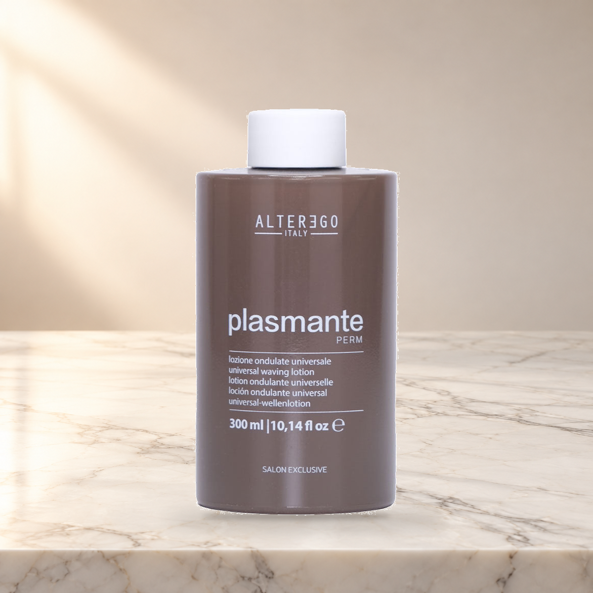 Alter Ego Italy Plasmante — Perm Universal Waving Lotion / 300 ML / 10.14 fl oz — product photo on marble countertop