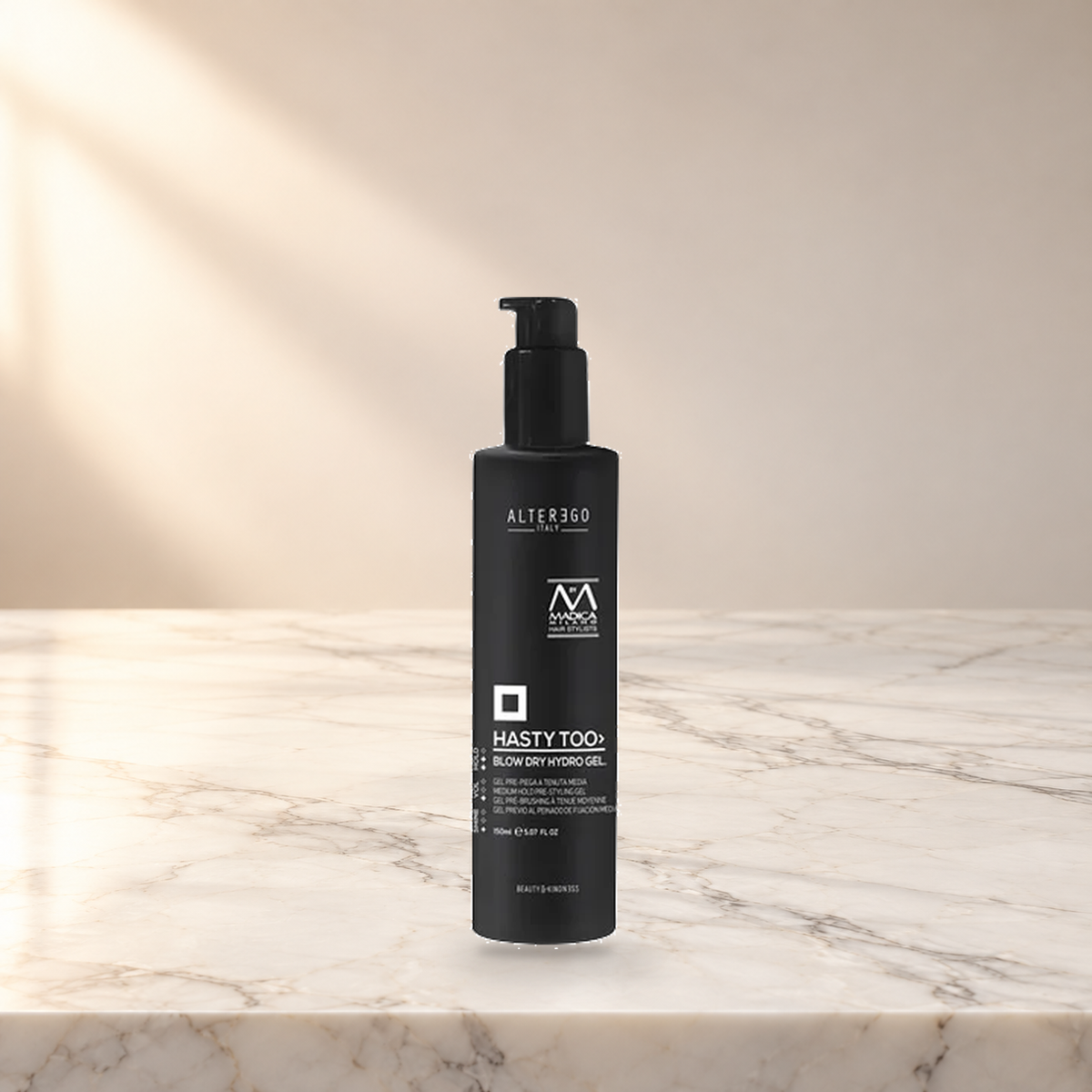 Alter Ego Italy Thickening & Volumizing — Blow Dry Hydro Gel / 150 ML / 5.07 oz — product photo on marble countertop