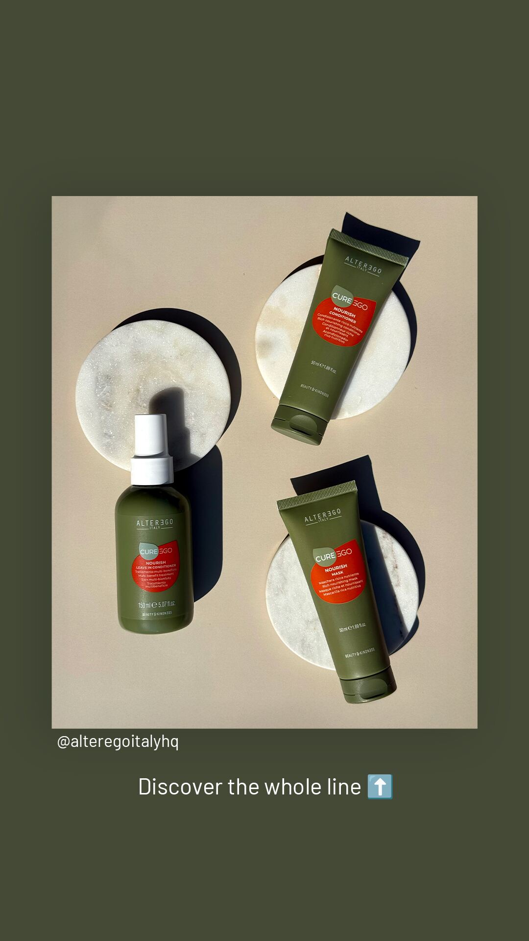 CurEgo Nourish Conditioner step 2 of nourishing hair care routine