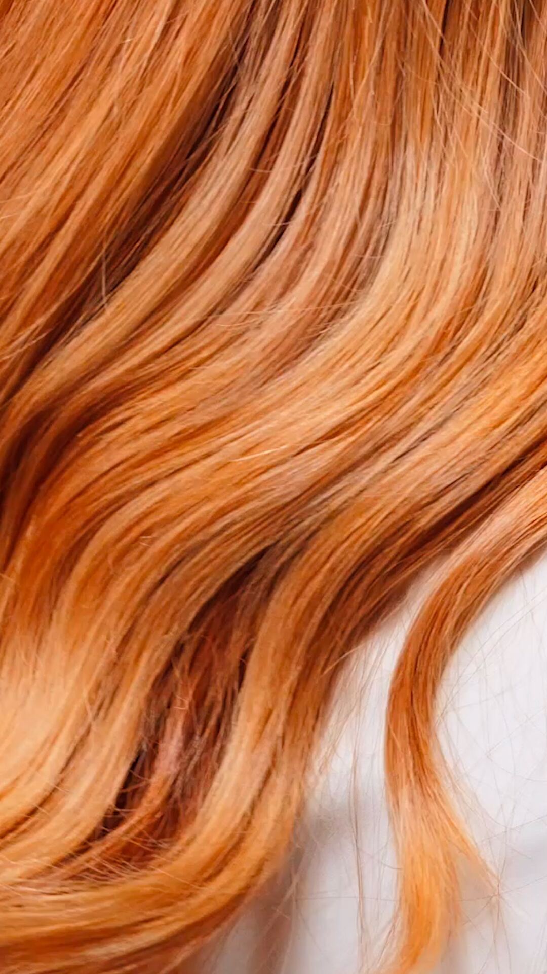 Vibrant copper red hair color result using Alter Ego CurEgo Nourish