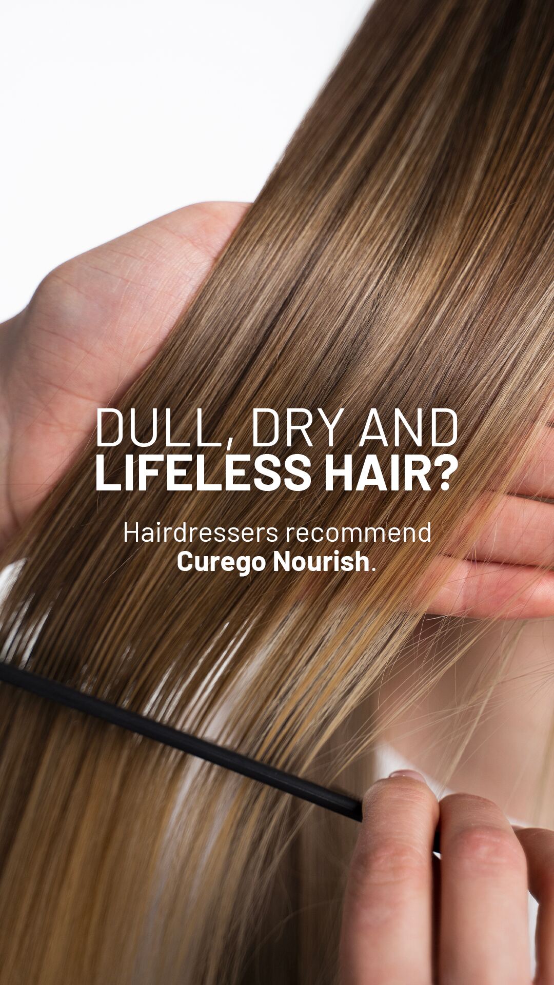 CurEgo Nourish shampoo and conditioner daily nourishing routine