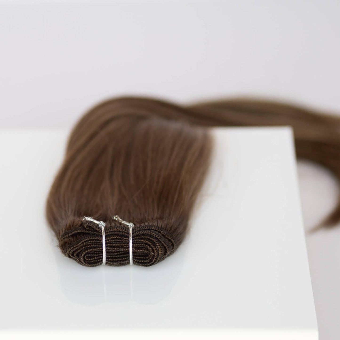 Machine-Tied Weft 22" 160g Pro Blend Hair Extensions - #512 Lone Star Brunette by Garyn Santos