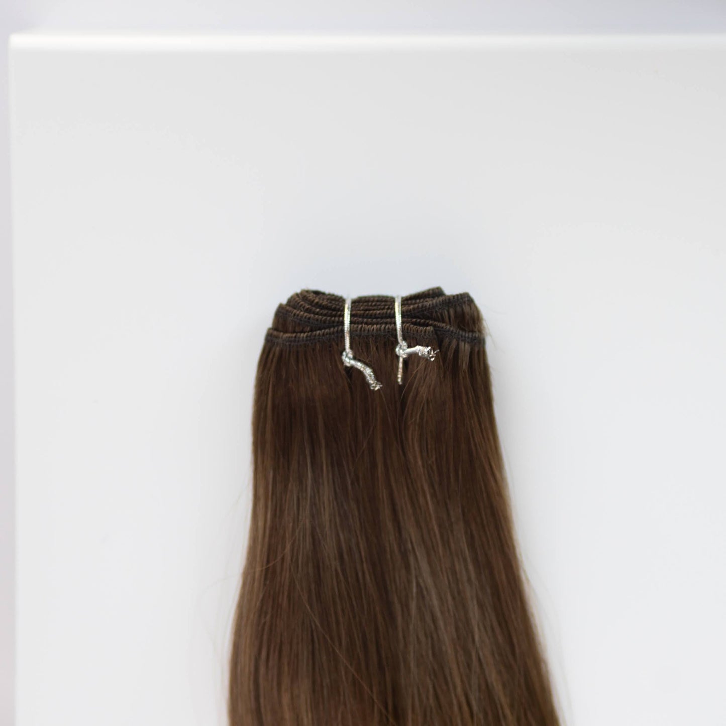 Machine-Tied Weft 22" 160g Pro Blend Hair Extensions - #512 Lone Star Brunette by Garyn Santos