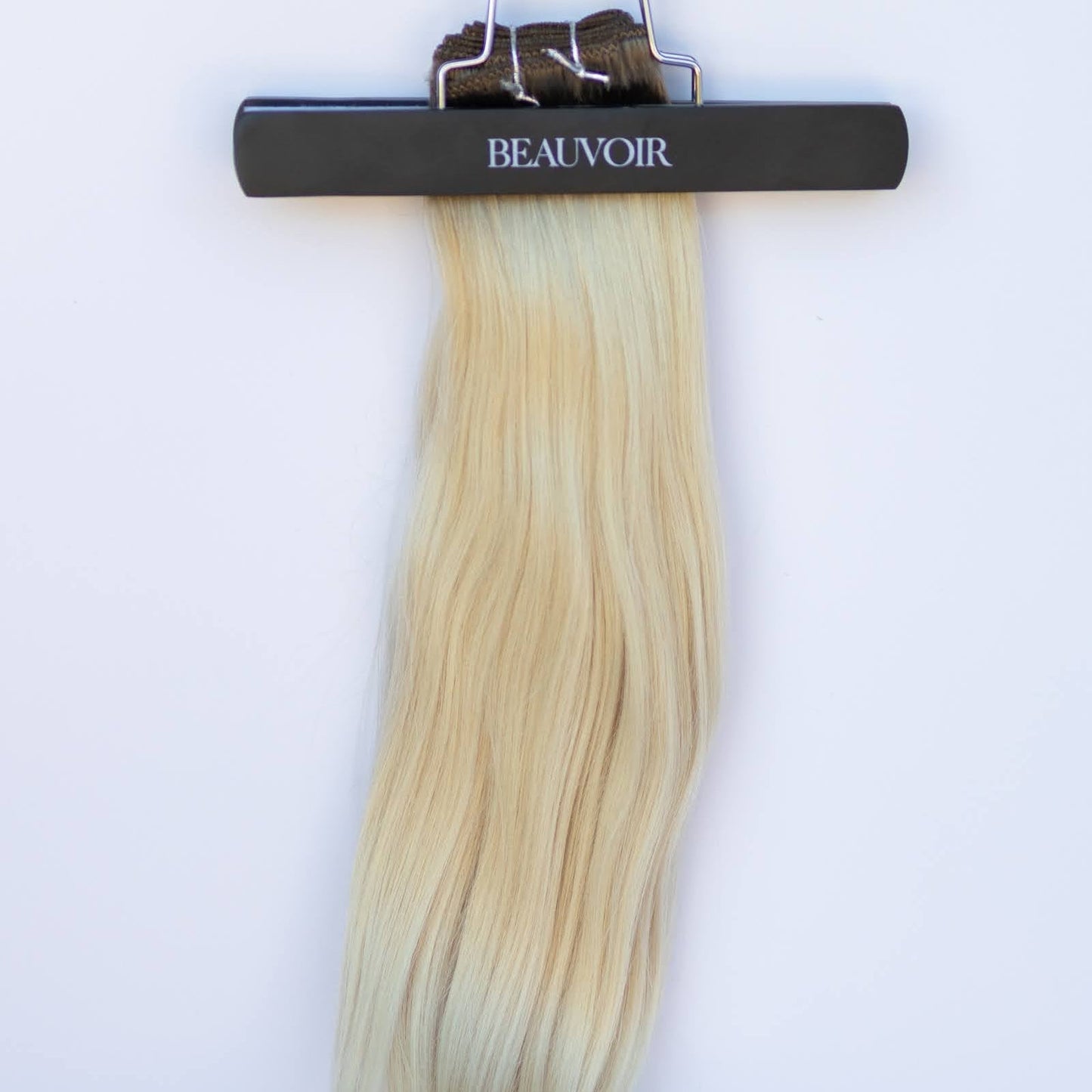 Machine Weft 28" 180g Pro Blend Hair Extensions - #T1CC/80 Smokey Blonde (aka Cool Mochachino Brown/White Blonde)