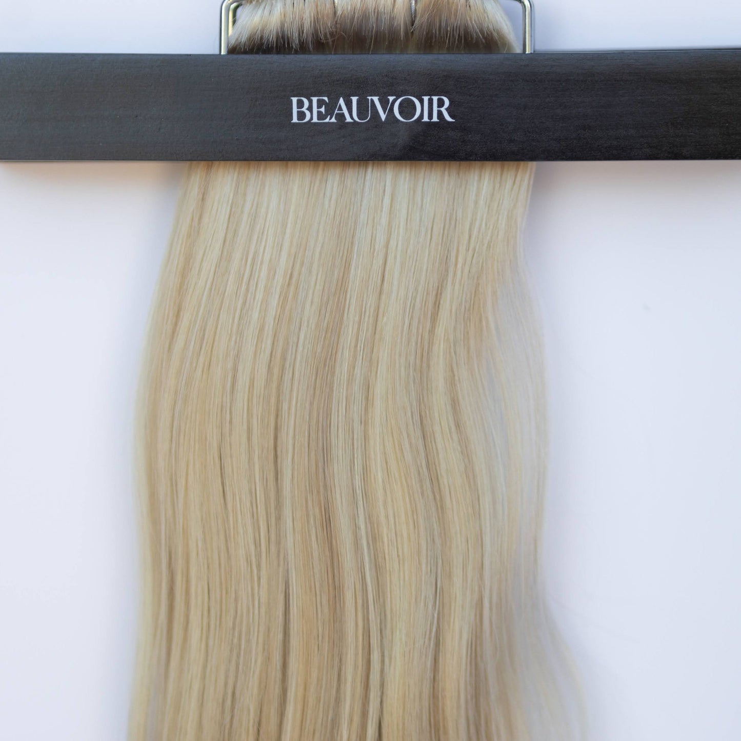 Machine-Tied Weft 16" 120g Pro Blend Hair Extensions - #80/18/46 Summer Blonde (aka Piano Key White Truffle)