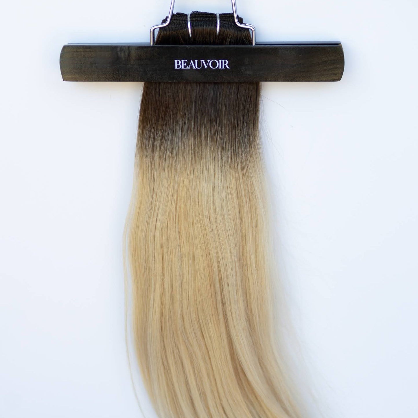 Machine-Tied Weft 24" 170g Pro Blend Hair Extensions -  #2/18 Café Noir Balayage (aka Balayage Dark Brown/Dirty Blonde)