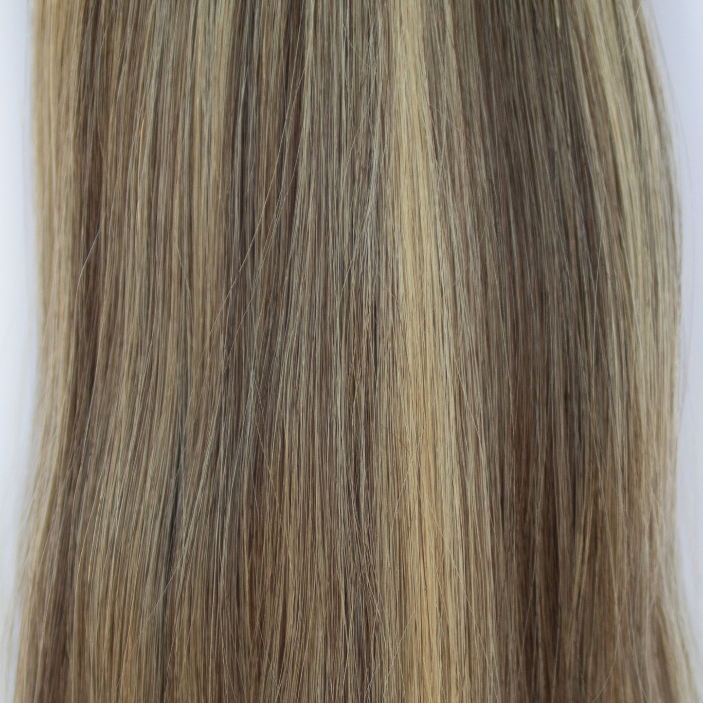Machine-Tied Weft 16" 120g Professional Hair Extensions - #4/27 Chocolate Brulé (aka Highlight Chocolate Brown)