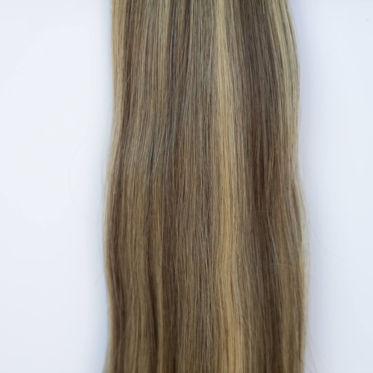 Machine-Tied Weft 22" 160g Professional Hair Extensions - #4/27 Chocolate Brulé (aka Highlight Chocolate Brown)