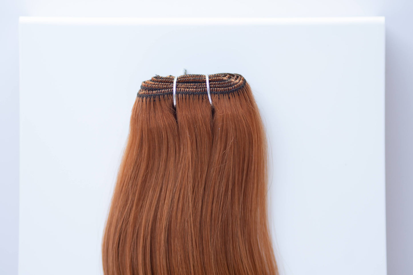 Machine-Tied Weft 24" 170g Professional Hair Extensions - #570 Sunset (aka Pumpkin Spice)