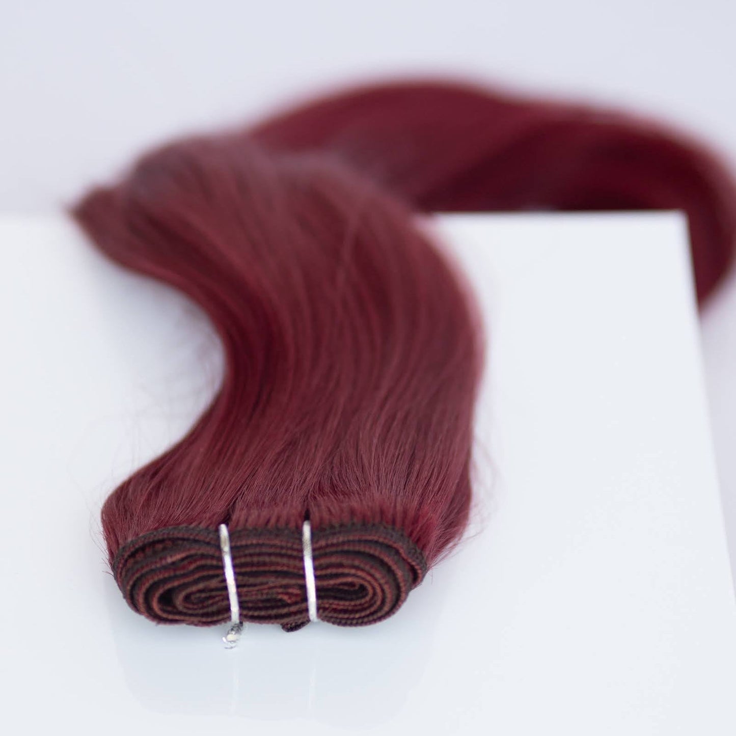 Machine-Tied Weft 24" 170g Pro Blend - #555 Akako by Martha Nicola