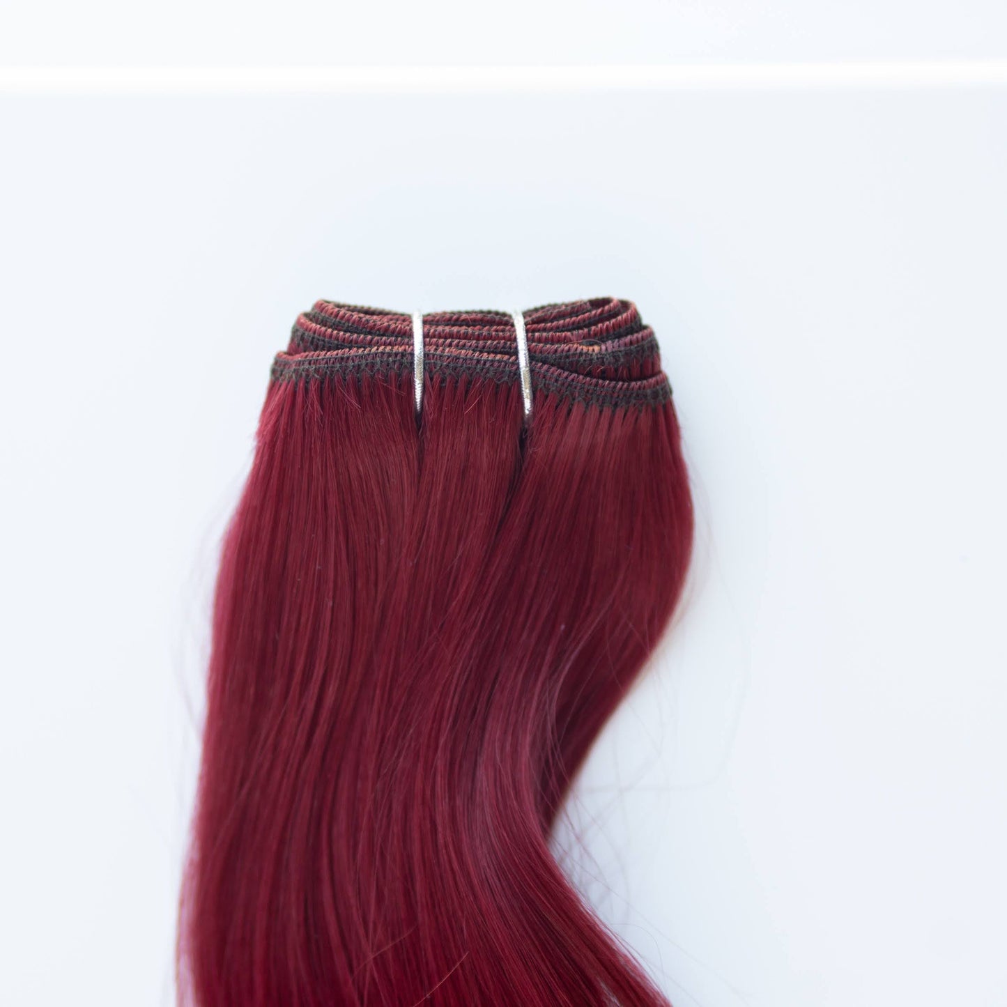 Machine-Tied Weft 22" 160g Pro Blend - #555 Akako by Martha Nicola