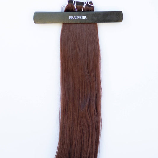 Machine-Tied Weft 24" 170g Pro Blend Hair Extensions - #550 Rouge (aka Cinnamon Mocha)