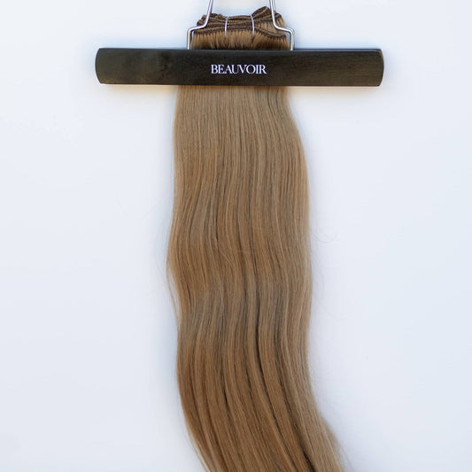 Machine-Tied Weft 20" 145g Pro Blend Hair Extensions - #6 Cinnamon Brown (aka Chestnut Brown)