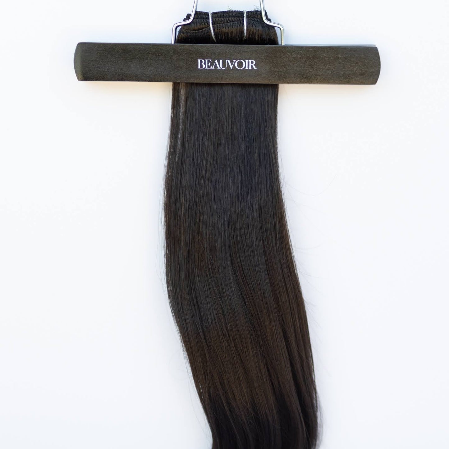 Machine-Tied Weft 22" 160g Pro Blend Hair Extensions -  #1C Espresso Brown (aka Mocha Brown)