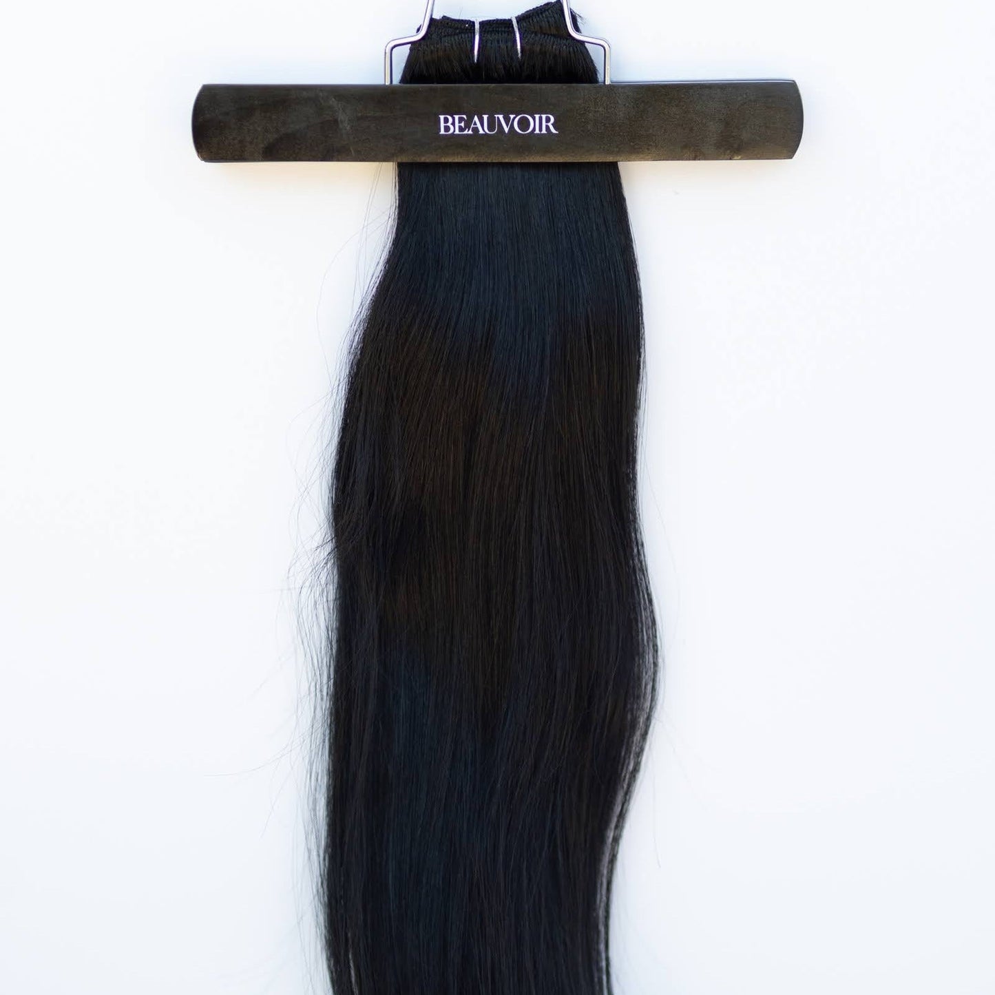 Machine-Tied Weft 22" 160g Pro Blend Hair Extensions - #1 Noir (aka Jet Black)