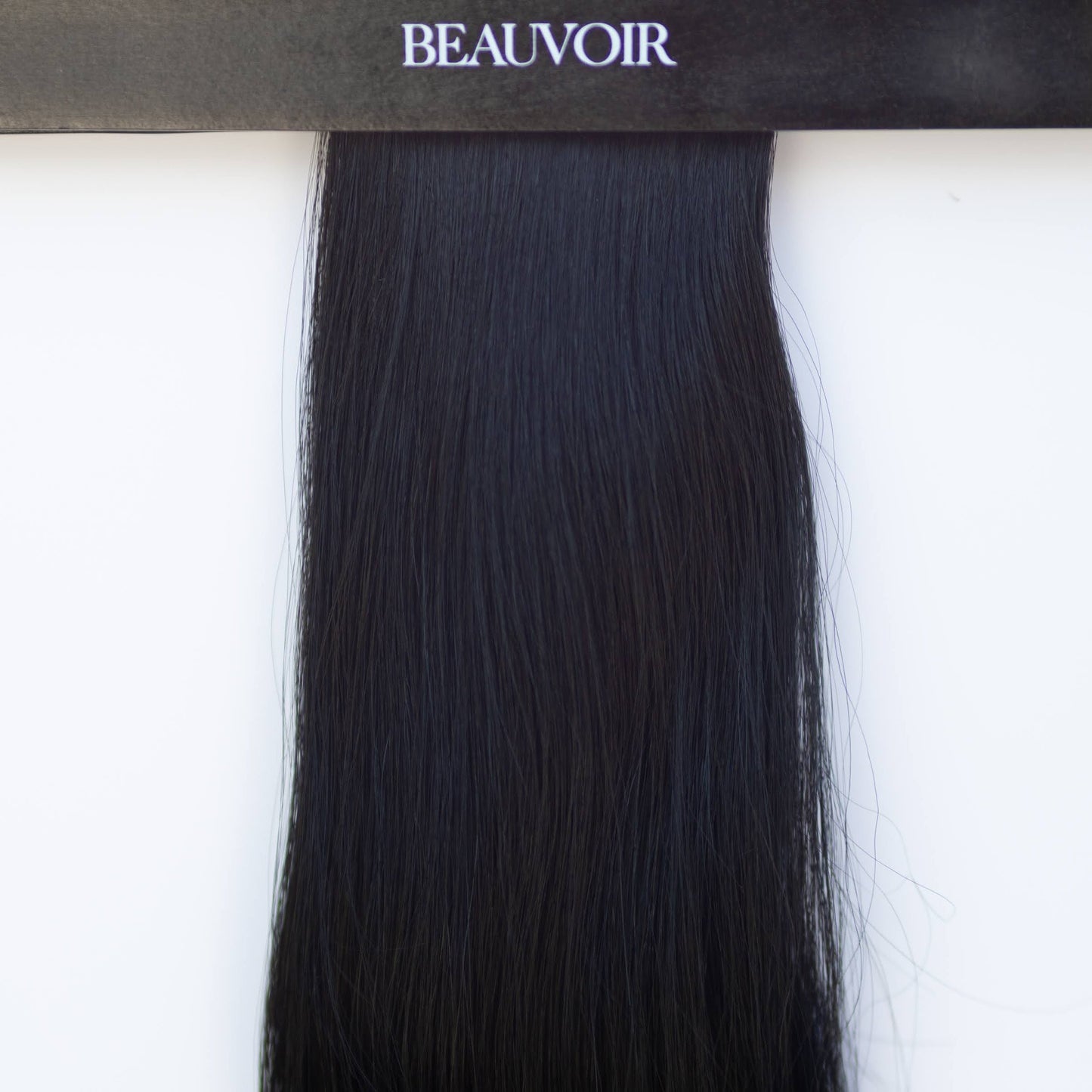 Genius (Micro) Weft 24" 94g Pro Blend Hair Extensions - #1 Noir (aka Jet Black)