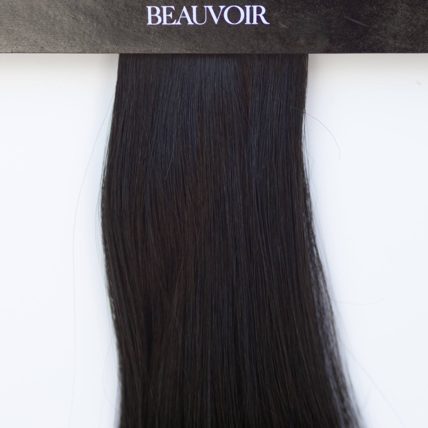 Genius (Micro) Weft 24" 94g Single Donor Virgin - #1B Midnight (aka Off Black)