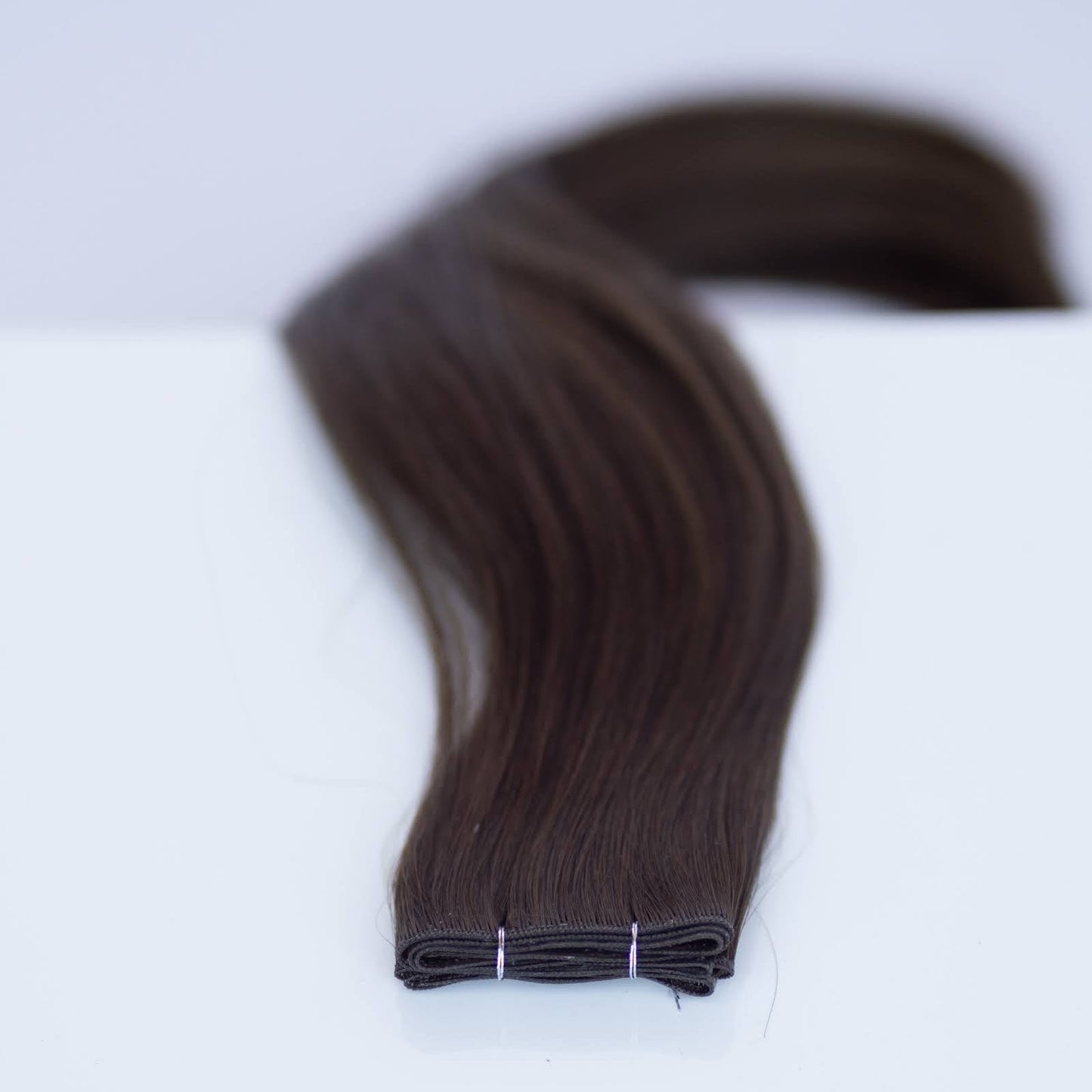 Genius (Micro) Weft 16" 60g Pro Blend Hair Extensions - #2 Dark Chocolate (aka Dark Brown)