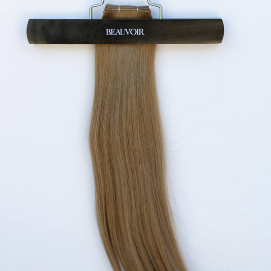 Genius (Micro) Weft 20" 80g Pro Blend Hair Extensions - #6 Cinnamon Brown (aka Chestnut Brown)