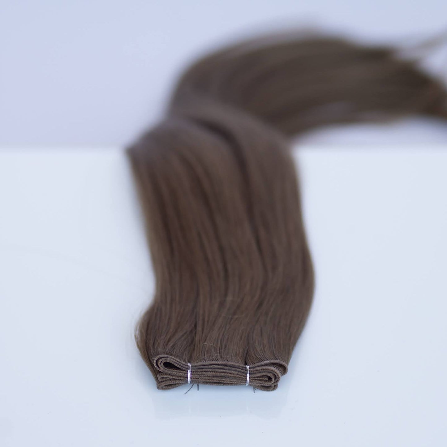 Genius (Micro) Weft 22" 88g Pro Blend Hair Extensions - #8 Whiskey Brown (aka Ash Brown)