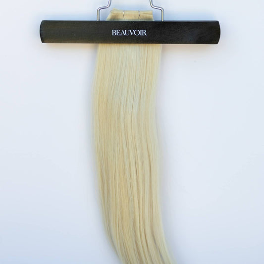 Genius (Micro) Weft 24" 94g Pro Blend Hair Extensions - #60 Classic Blonde (aka Ash Blonde)