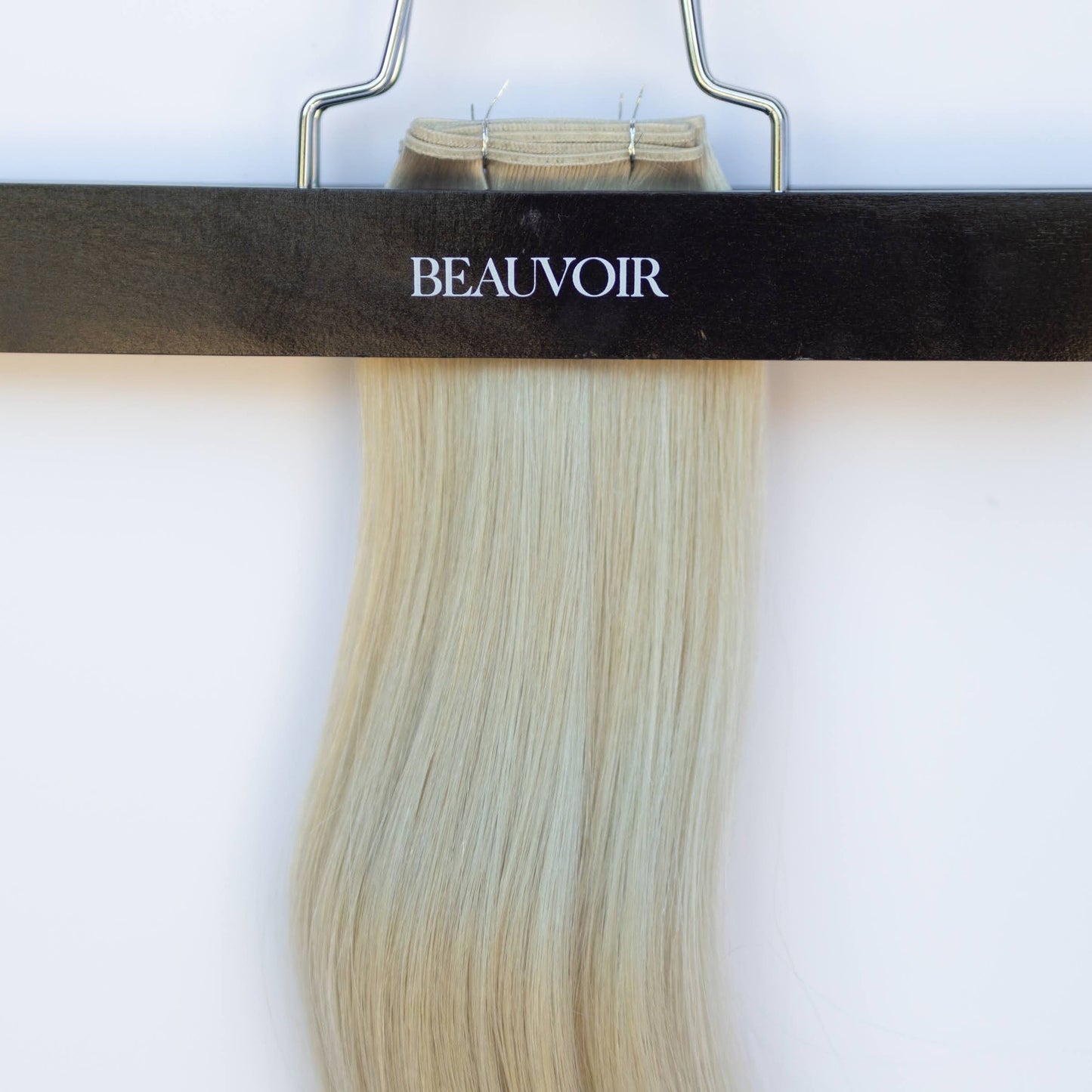 Genius (Micro) Weft 24" 94g Pro Blend Hair Extensions - #66 Pinot Grigio (aka Icy Silver)