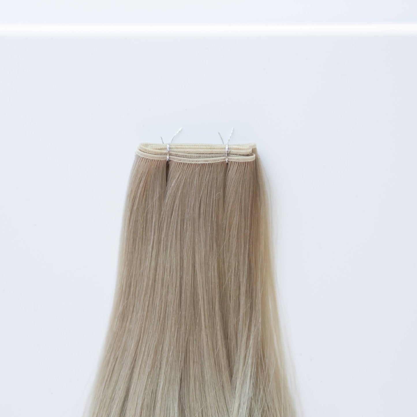 Genius (Micro) Weft 24" 94g Pro Blend Hair Extensions - #66 Pinot Grigio (aka Icy Silver)