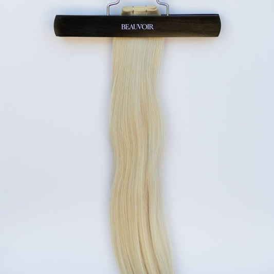 Genius (Micro) Weft 16" 60g Pro Blond Hair Extensions - #80 Hollywood Blonde (aka White Blonde)