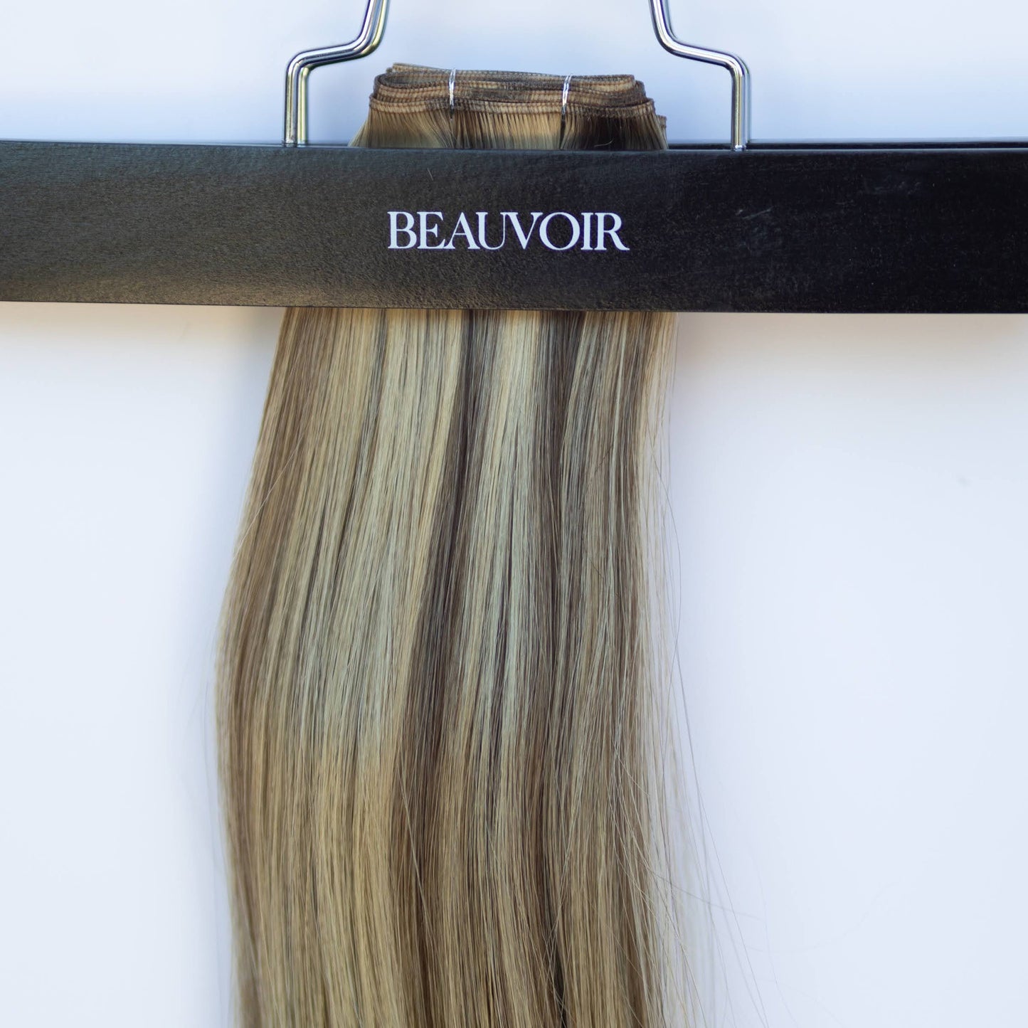 Genius (Micro) Weft 24" 94g Pro Blend Hair Extensions - #4/27 Chocolate Brulé (aka Highlight Chocolate Brown)