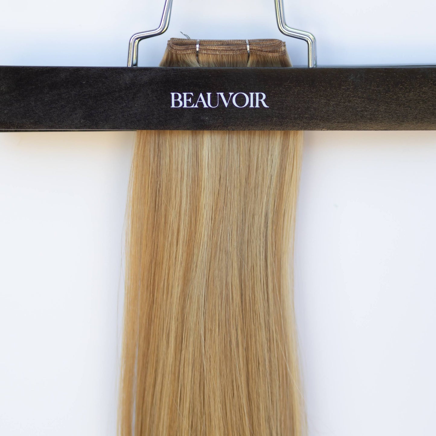 Genius (Micro) Weft 16" 60g Pro Blend Hair Extensions - #6/18 Sea Salt & Caramel (aka Highlight Hot Toffee Blonde)
