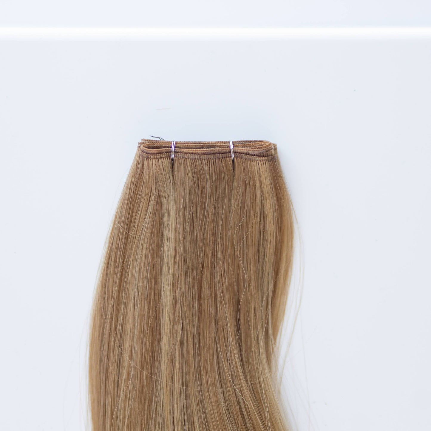 Genius (Micro) Weft 24" 94g Pro Blend Hair Extensions - #6/18 Sea Salt & Caramel (aka Highlight Hot Toffee Blonde)