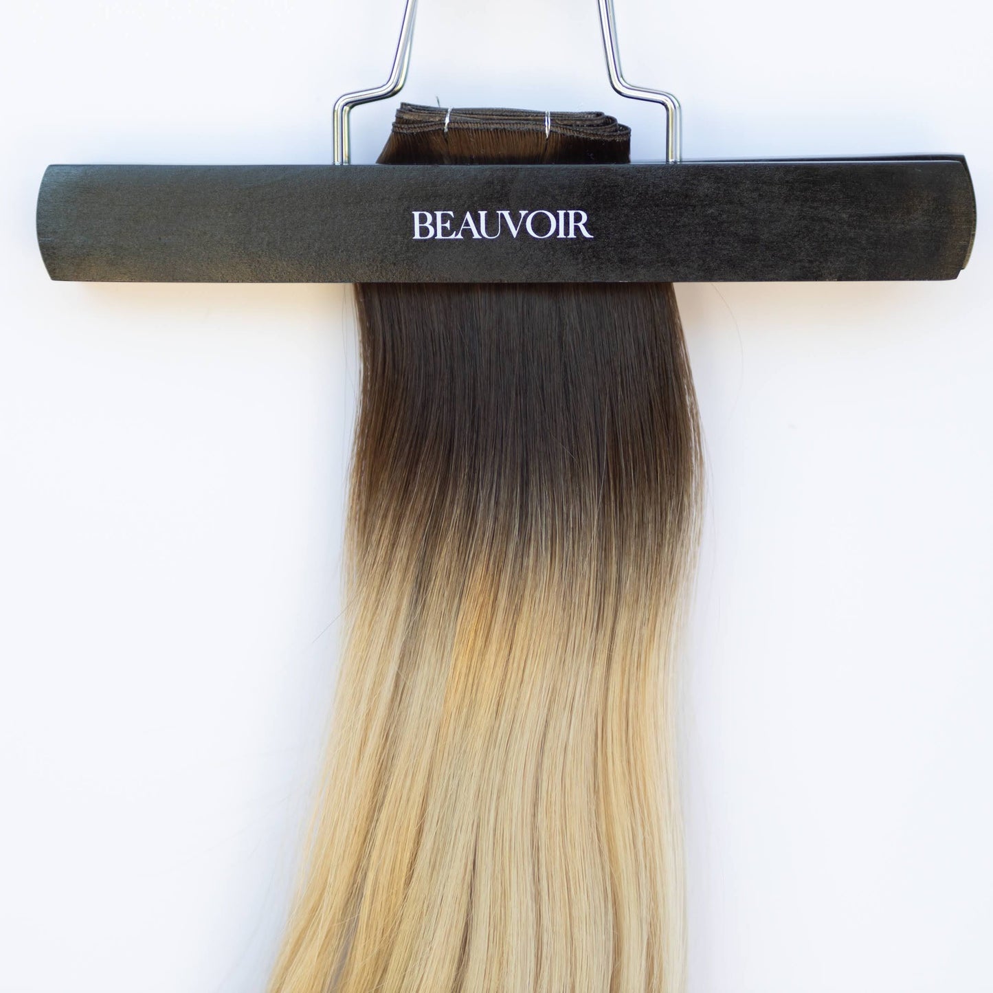Genius (Micro) Weft 22" 88g Pro Blend Hair Extensions - #2/18 Café Noir Balayage (aka Balayage Dark Brown/Dirty Blonde)