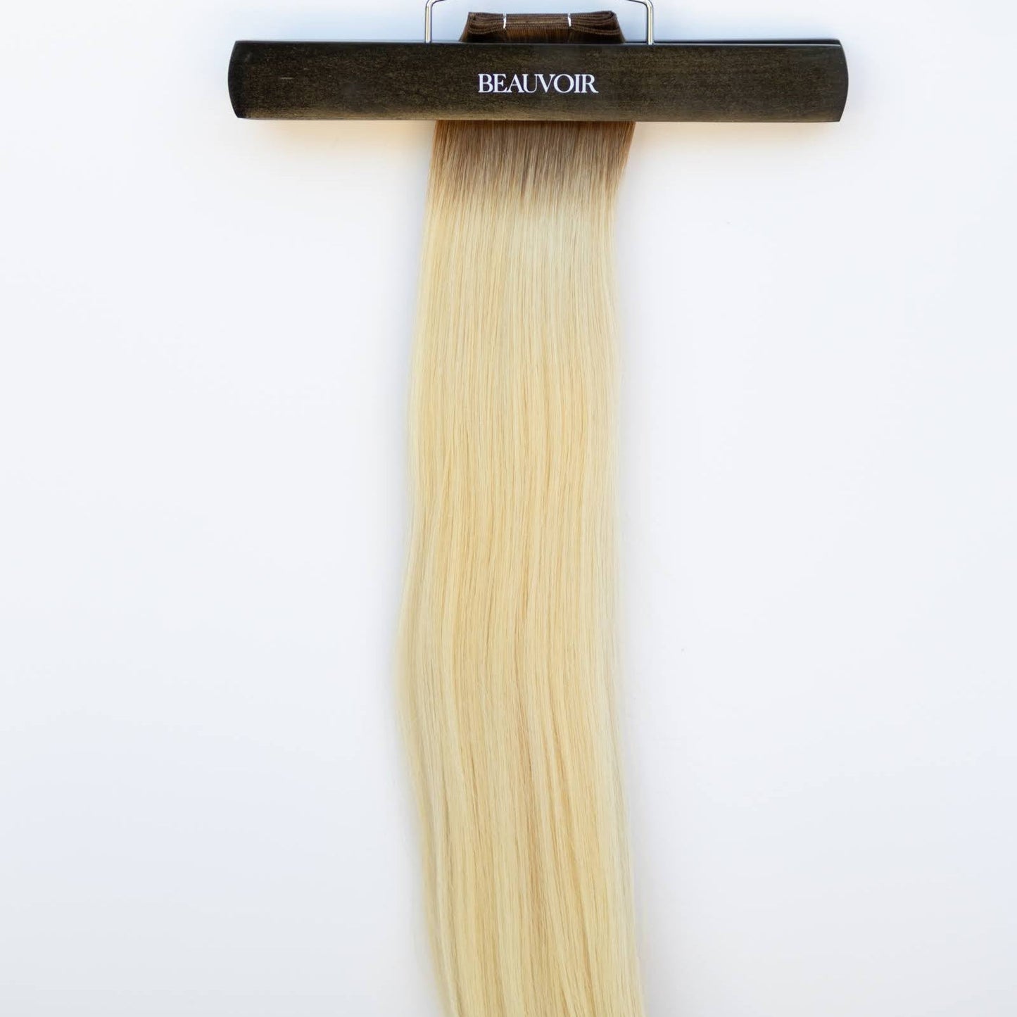 Genius (Micro) Weft 20" 80g Pro Blend Hair Extensions - #T3/60 Cocoa Rooted Blonde (aka Rooted Walnut Brown/Ash Blonde)