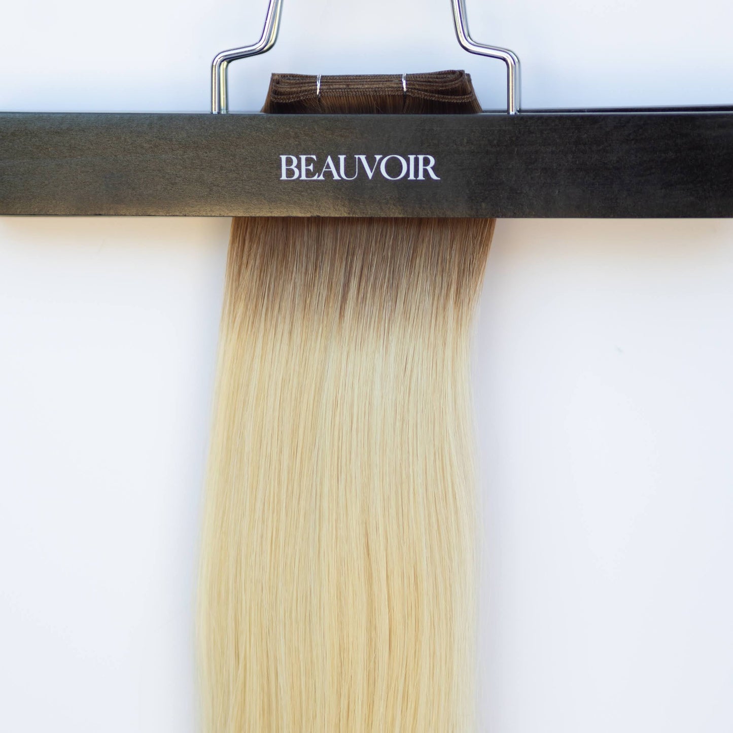 Genius (Micro) Weft 20" 80g Pro Blend Hair Extensions - #T3/60 Cocoa Rooted Blonde (aka Rooted Walnut Brown/Ash Blonde)