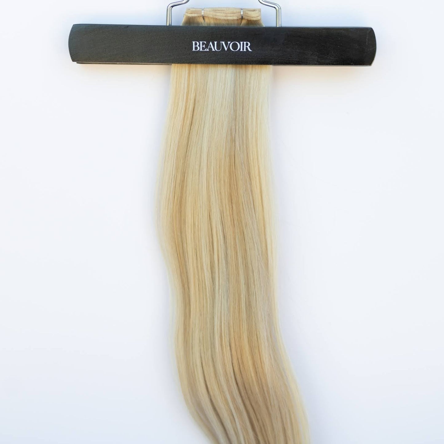 Genius (Micro) Weft 16" 60g Pro Blend Hair Extensions - #80/18/46 Summer Blonde (aka Piano Key White Truffle)