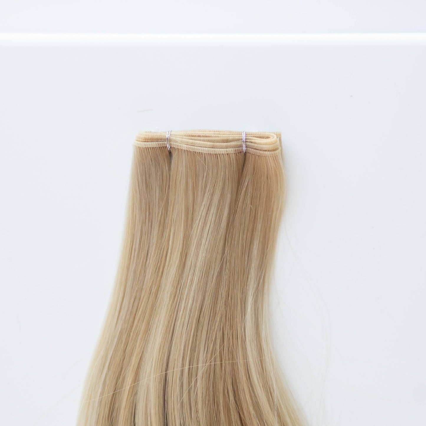 Genius (Micro) Weft 24" 94g Pro Blend Hair Extensions - #80/18/46 Summer Blonde (aka Piano Key White Truffle)