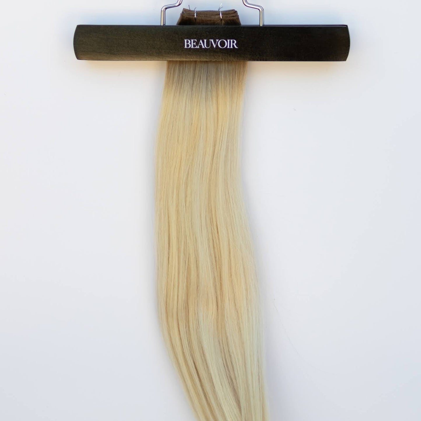 Genius (Micro) Weft 20" 80g Pro Blend Hair Extensions - #T1CC/80 Smokey Blonde (aka Cool Mochachino Brown/White Blonde)