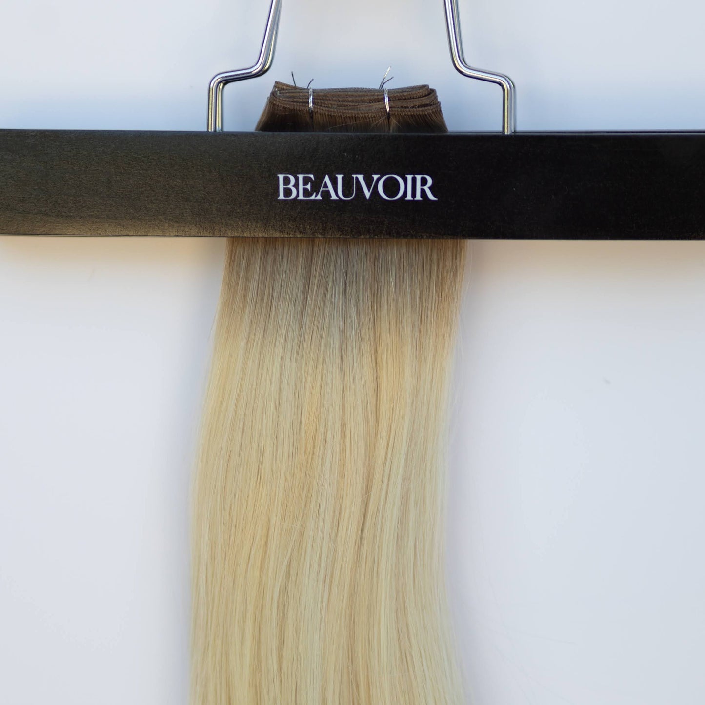 Genius (Micro) Weft 20" 80g Pro Blend Hair Extensions - #T1CC/80 Smokey Blonde (aka Cool Mochachino Brown/White Blonde)